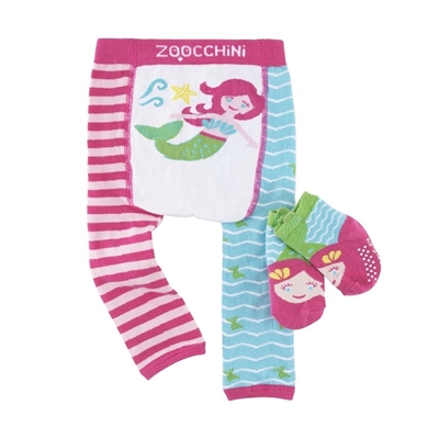 Zoocchini Marietta the mermaid Детские леггинсы и носочки 12-18 M