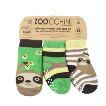 Zoocchini Silas the sloth Bērnu zeķes 0-24 m