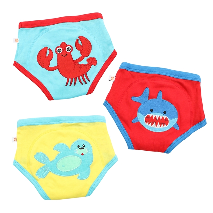 Zoocchini Ocean Pals pereinamojo laikotarpio kelnės 3-4