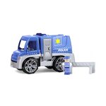 Lena Policijas ma&scaron;īna ar cilvēciņu un barjeru Truxx 29 cm Čehija L04455 kastē