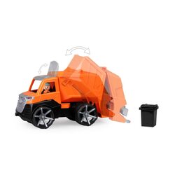 Lena Atkritumu izvedējs ar cilvēciņu Truxx2 27 cm (ar gum. riteņiem, kastē) L04514