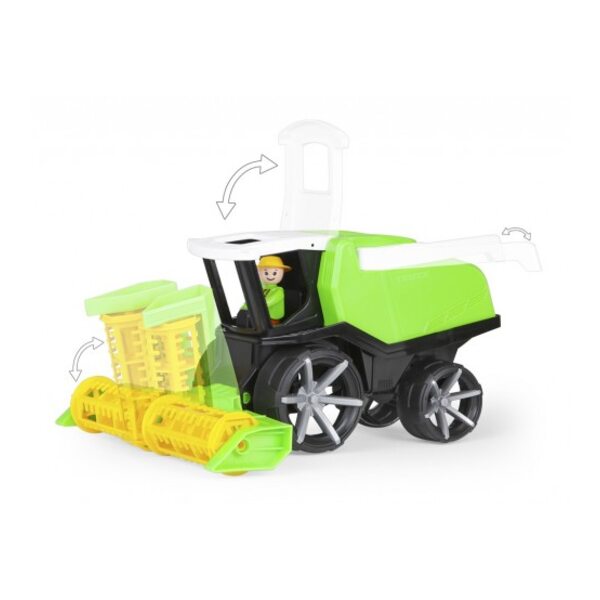 Lena Kombains ar cilvēciņu Truxx2 27 cm (ar gum. riteņiem, kastē) L04516