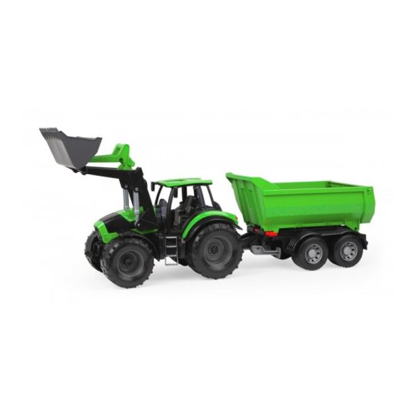 Lena Traktors Worxx Deutz Fahr ar piekabi 76 cm (kastē) Lena Čehija L04617