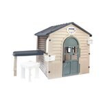Mochtoys Bērnu dārza mājiņa ar galdu un krēslu 122x175x120,5 cm 13010, Mochtoys