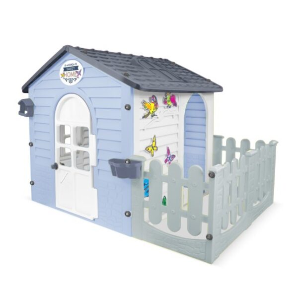 Mochtoys Dārza mājiņa ar žogu (gai&scaron;i zila) 13180, Mochtoys
