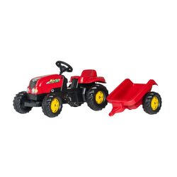 Rolly Toys Bērnu traktors ar pedāļiem ar piekabi rollyKid- X   (2,5 - 5 gadiem) 012121 Vācija