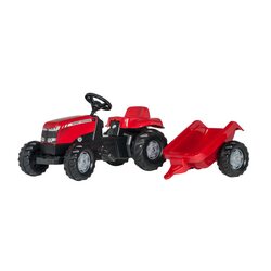 Rolly Toys Bērnu traktors ar pedāļiem ar piekabi rollyKid MF  (2,5-5 gadiem) Vācija 012305