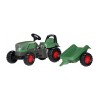 Rolly Toys Traktors ar pedāļiem un piekabi Rolly Kid Fendt 516 Vario (2,5-5 gadiem) Vācija 013166