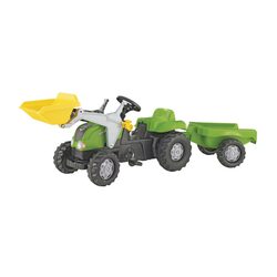 Rolly Toys Bērnu traktors ar pedāļiem rollyKid ar kausu un  piekabi  (2,5-5 gadiem) Vācija 023134