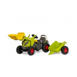 Rolly Toys Pedāļu traktors ar kausu  un piekabi RollyKid CLAAS AXOS 240 (2,5-5 gadiem) Vācija 025169