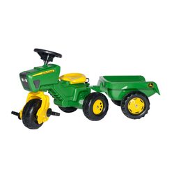 Rolly Toys Pedāļu traktors riteņis ar piekabi Rolly Trac John Deere (2,5-5 gadiem) Vācija 052769