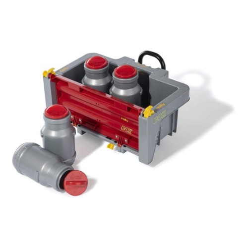 Rolly Toys Kaste piekabināma RollyBox ar 4 piena kannam Vācija 408894