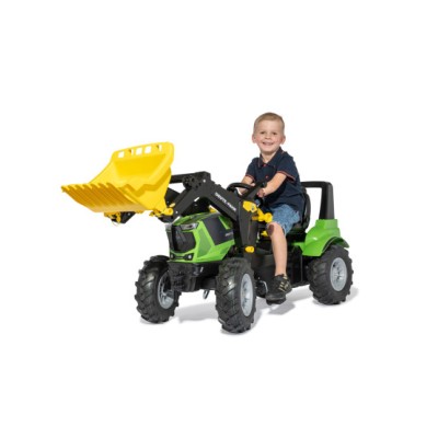 Rolly Toys Traktors ar pedāļiem ar kausu un piepū&scaron;. riteņ. rollyFarmtrac Premium II Deutz 8280 TTV (3 - 8 gadiem ) Vācija 730094