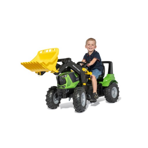 Rolly Toys Traktors ar pedāļiem ar kausu un piepū&scaron;. riteņ. rollyFarmtrac Premium II Deutz 8280 TTV (3 - 8 gadiem ) Vācija 730094