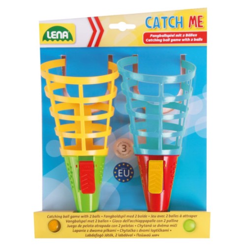 Lena Spēle bumbiņķērāji komplekts 20 cm Lena L61221 Čehija