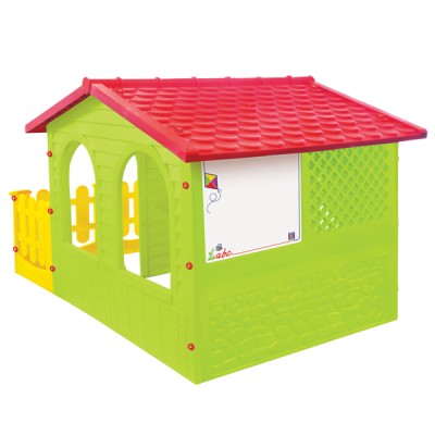 Mochtoys Bērnu dārza mājiņa ar sētiņu 190x127x118  cm 12243