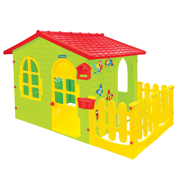 Mochtoys Bērnu dārza mājiņa ar sētiņu 190x127x118  cm 12243