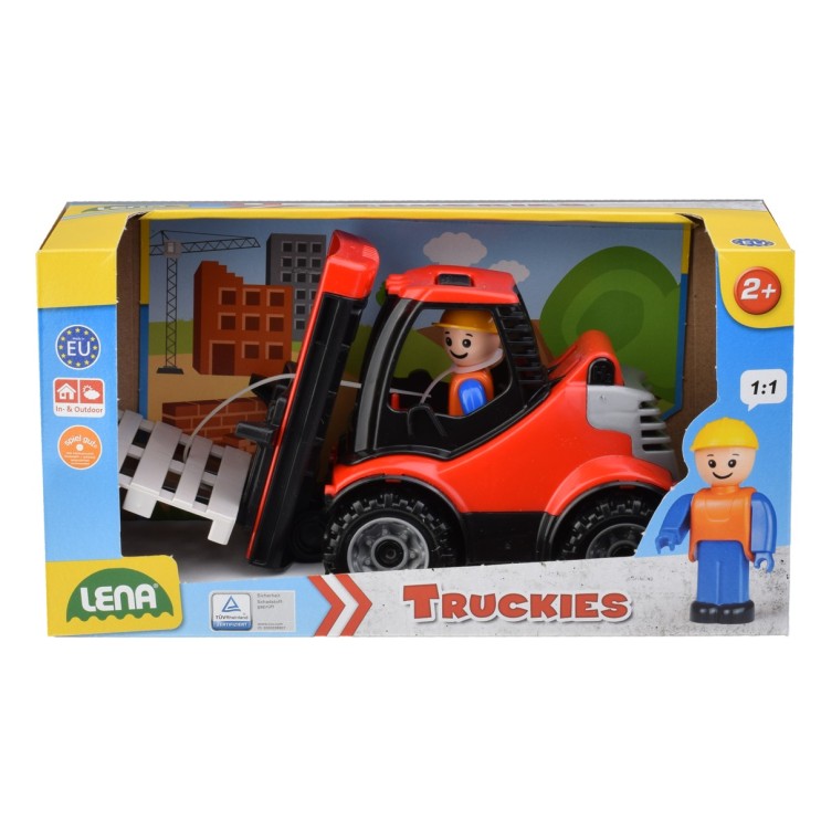 Lena Autoiekrāvējs ar paleti Lena Truckies 25 cm (kastē) L01635