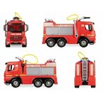 Lena Ugunsdzēsēju ma&scaron;īna liela ar pagarināmām kāpnēm un ūdens strūklu Fire Brigade Arocs kastē Lena Čehija 66 cm L02158