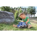 Lena Policijas ma&scaron;īna ar cilvēciņu un barjeru Truxx 29 cm Čehija L04455 kastē