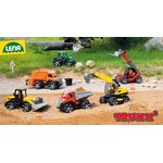Lena Traktors ar cilvēciņu Truxx2 27 cm (ar gum. riteņiem, kastē) L04517