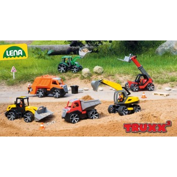 Lena Atkritumu izvedējs ar cilvēciņu Truxx2 27 cm (ar gum. riteņiem, kastē) L04514