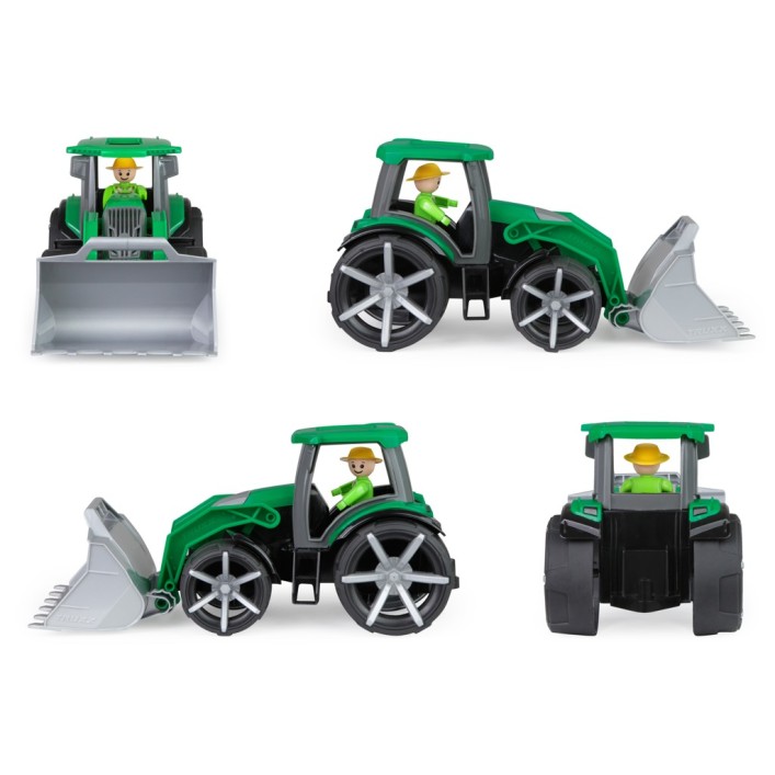 Lena Traktors ar cilvēciņu Truxx2 27 cm (ar gum. riteņiem, kastē) L04517