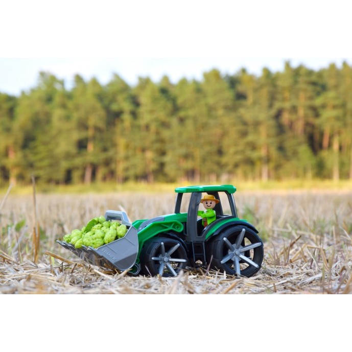 Lena Traktors ar cilvēciņu Truxx2 27 cm (ar gum. riteņiem, kastē) L04517