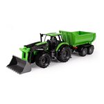 Lena Traktors Worxx Deutz Fahr ar piekabi 76 cm (kastē) Lena Čehija L04617