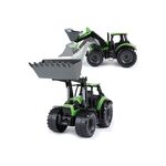 Lena Traktors Worxx Deutz Fahr ar piekabi 76 cm (kastē) Lena Čehija L04617