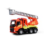 Lena Ugunsdzēsēju ma&scaron;īna ar pagarināmām kāpnem un ūdens strūklu Worxx  Volvo 52 cm kastē Lena Čehija L04625