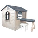 Mochtoys Bērnu dārza mājiņa ar galdu un krēslu 122x175x120,5 cm 13010, Mochtoys