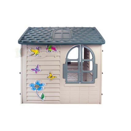 Mochtoys Bērnu dārza mājiņa ar galdu un krēslu 122x175x120,5 cm 13010, Mochtoys
