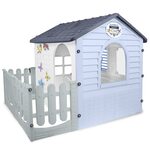 Mochtoys Dārza mājiņa ar žogu (gai&scaron;i zila) 13180, Mochtoys