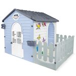 Mochtoys Dārza mājiņa ar žogu (gai&scaron;i zila) 13180, Mochtoys