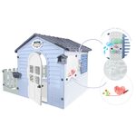 Mochtoys Dārza mājiņa ar žogu (gai&scaron;i zila) 13180, Mochtoys