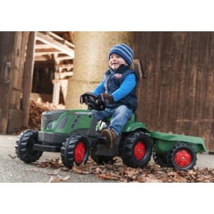 Rolly Toys Traktors ar pedāļiem un piekabi Rolly Kid Fendt 516 Vario (2,5-5 gadiem) Vācija 013166