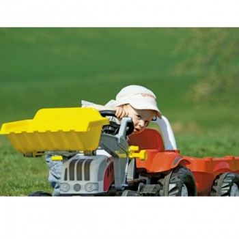 Rolly Toys Bērnu traktors ar pedāļiem rollyKid Steyr ar kausu un  piekabi  (2,5-5 gadiem) 023936 Vācija