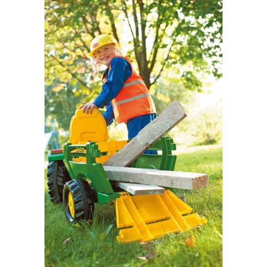Rolly Toys Piekabe traktoriem rollyFarm Trailer John Deere 122103 Vācija