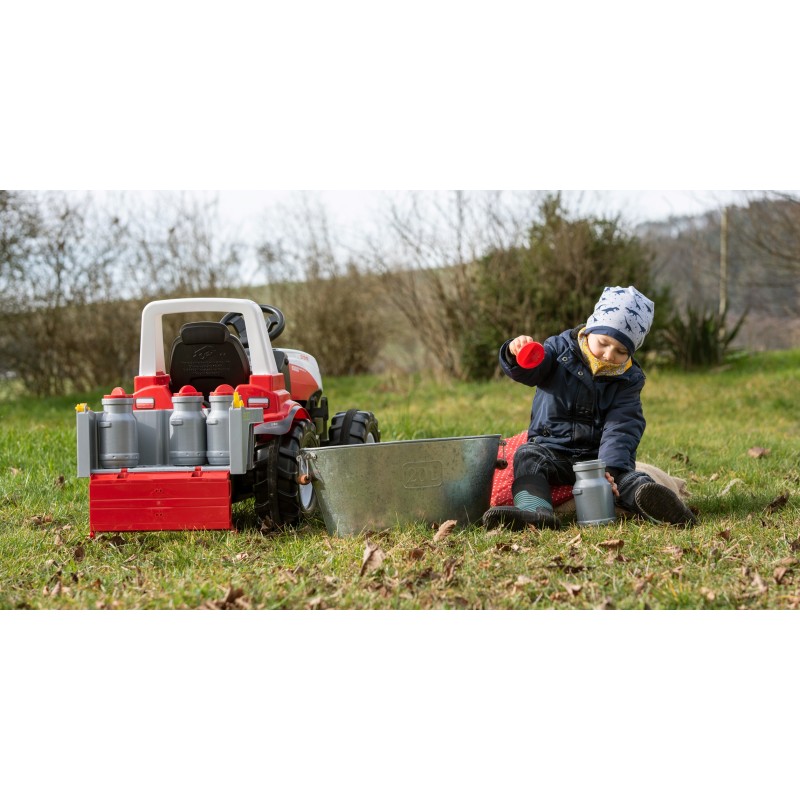 Rolly Toys Kaste piekabināma RollyBox ar 4 piena kannam Vācija 408894
