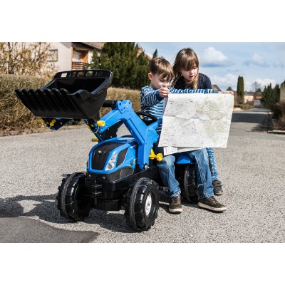 Rolly Toys Traktors ar pedāļiem ar kausu rollyFarmtrac New Holland (3 - 8 gadiem ) Vācija 611256
