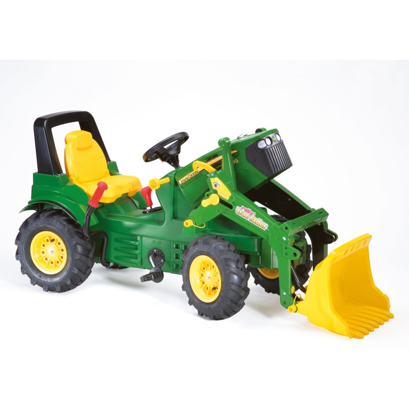 Rolly Toys Traktors ar pedāļiem rollyFarmtrac John Deere 7930 2 ātrumi, bremze, noņemāmais kauss un piepū&scaron;. riteņ.  710126 ( 3 - 8 gadiem) Vācija