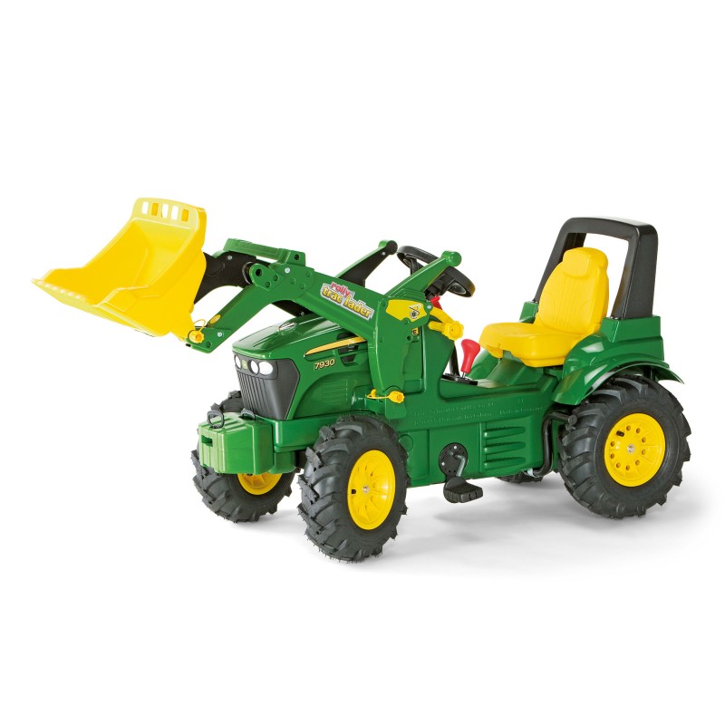 Rolly Toys Traktors ar pedāļiem rollyFarmtrac John Deere 7930 2 ātrumi, bremze, noņemāmais kauss un piepū&scaron;. riteņ.  710126 ( 3 - 8 gadiem) Vācija