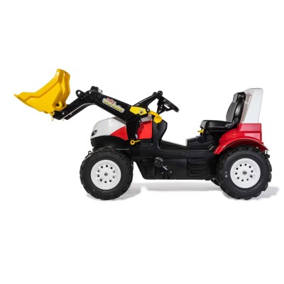 Rolly Toys Traktors ar pedāļiem ar kausu un piepū&scaron;. riteņ. rollyFarmtrac Premium II Steyr 6300 Terrus CVT (3 - 8 gadiem ) Vācija 730025