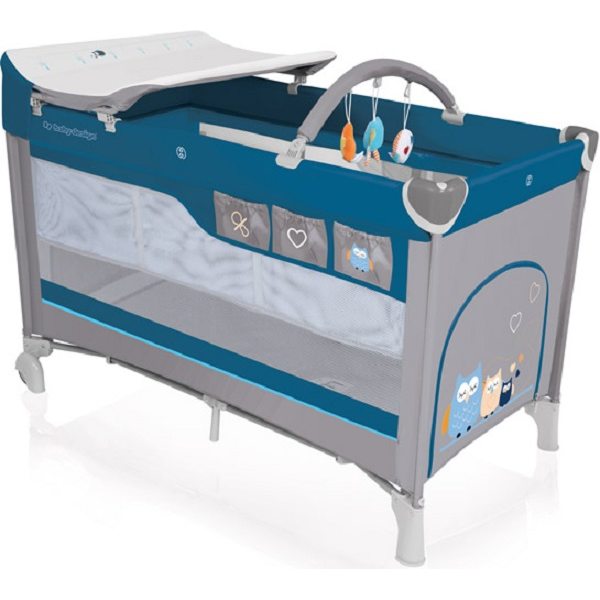 Baby Design Dream 03 Blue Ceļojumu gultiņa